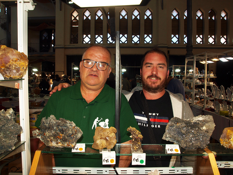 Stand de: Juan Manuel Otero Allegue. XXVI Feria de Minerales y Fósiles