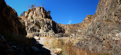 Cantera de Metabasitas.  Orihuela. Alicante