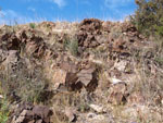 Grupo Mineralógico de Alicante. Aragonito. LCabezo de la Mina. Santomera. Murcia