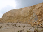 Grupo Mineralógico de Alicante.Cantera de áridos El Cabra. San Vicente del Raspeig. Alicante