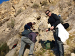 Grupo Mineralógico de Alicante. Barranco del Mulo. Ulea. Murcia  