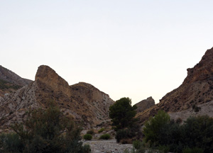 Grupo Mineralógico de Alicante. Barranco del Mulo.  Ojos. Murcia  