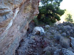 Grupo Mineralógico de Alicante. Explotación de Yeso. Cabezo de la Panadesa. Castalla. Alicante  