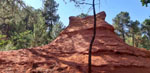 Grupo Mineralógico de Alicante. los Ocres de Roussillon. Rustrel, Región de Provenza. Francia  