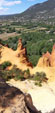 Grupo Mineralógico de Alicante.  Ópalo con Dendritas.los Ocres de Roussillon. Rustrel, Región de Provenza. Francia  