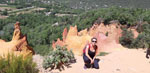 Grupo Mineralógico de Alicante. los Ocres de Roussillon. Rustrel, Región de Provenza. Francia  