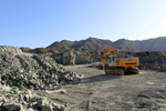 Grupo Mineralógico de Alicante. Explotación de Ofitas Los Serranos. Hondón de los Frailes. Alicante   