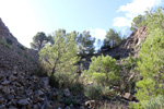 Grupo Mineralógico de Alicante. Explotación de ofitas en la Sierra de Oltra. Calpe.  Alicante   