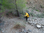 Grupo Mineralógico de Alicante. Explotación de ofitas en la Sierra de Oltra. Calpe.  Alicante  