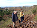 Grupo Mineralógico de Alicante.Cabezo de San Juna. Los Pajaritos. La Unión. Murcia   