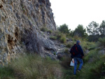 Grupo Mineralógico de Alicante. Antiguas explotaciones de yesos del Mesiniense en Benejuzar. Alicante  