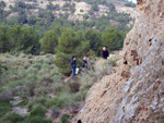 Grupo Mineralógico de Alicante. Antiguas explotaciones de yesos del Mesiniense en Benejuzar. Alicante  