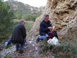 Grupo Mineralógico de Alicante. Antiguas explotaciones de yesos del Mesiniense en Benejuzar. Alicante  