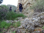 Grupo Mineralógico de Alicante. Antiguas explotaciones de yesos del Mesiniense en Benejuzar. Alicante  