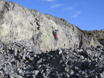 Grupo Mineralógico de Alicante. Explotación de Ofitas Los Serranos. Hondón de los Frailes. Alicante   