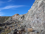 Grupo Mineralógico de Alicante.  Explotación de Ofitas Los Serranos. Hondón de los Frailes. Alicante  