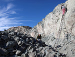 Grupo Mineralógico de Alicante.  Explotación de Ofitas Los Serranos. Hondón de los Frailes. Alicante  