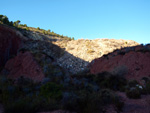 Grupo Mineralógico de Alicante. Explotaciones de arcilla. Inmediaciones Bancal Fondó, Barranc Font del lobo.Tibi , Alicante