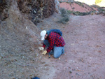 Grupo Mineralógico de Alicante. Explotaciones de arcilla. Inmediaciones Bancal Fondó, Barranc Font del lobo.Tibi , Alicante