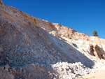 Grupo Mineralógico de Alicante.  Explotación de Áridos. Enguera. Comarca Canal de Navarres. Valencia  