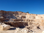 Grupo Mineralógico de Alicante.  Explotación de Áridos. Enguera. Comarca Canal de Navarres. Valencia 