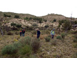 Grupo Mineralógico de Alicante. Afloramiento de Marcasitasa en el Alcavo. Agost. Alicante  