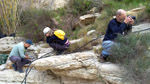 Grupo Mineralógico de Alicante. Afloramiento de Marcasitasa en el Alcavo. Agost. Alicante  