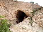 Grupo Mineralógico de Alicante. Afloramiento de Marcasitasa en el Alcavo. Agost. Alicante  