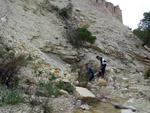 Grupo Mineralógico de Alicante. Afloramiento de Marcasitasa en el Alcavo. Agost. Alicante  