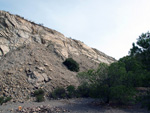 Grupo Mineralógico de Alicante. Antigua explotación de áridos. Serreta Negra. Moralet. Alicante  