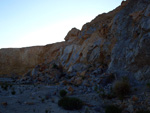 Grupo Mineralógico de Alicante. Cantera Casablanca. Lloma Alta, Les Boqueres, San Vicente del Raspeig, Alicante  