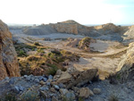 Grupo Mineralógico de Alicante. Cantera Casablanca. Lloma Alta, Les Boqueres, San Vicente del Raspeig, Alicante  