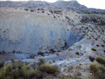 Grupo Mineralógico de Alicante. CExplotaciones de Arcilla. Rambla del Pepior. Agost. Alicante 