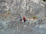 Grupo Mineralógico de Alicante. Cantera los Serranos. Sierra de Albatera. Hondon de los Frailes. Alicante 