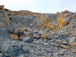 Grupo Mineralógico de Alicante.Cantera Casablanca. Lloma Alta, Les Boqueres, San Vicente del Raspeig, Alicante  