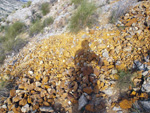 Grupo Mineralógico de Alicante.  Ópalo con Dendritas.LAS MINAS DE OCRE DE MUCHAMIEL Y SAN VICENTE  