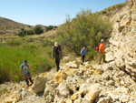 Grupo Mineralógico de Alicante. Terrers dels Pobres, Lomas de la Beata.  Agost. Alicante   