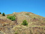 Grupo Mineralógico de Alicante. Cabezo de San Juan. minas Rómulo y Pajaritos.
 La Unión. Murcia   