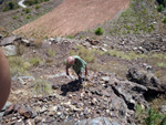 Grupo Mineralógico de Alicante. Cabezo de San Juan. minas Rómulo y Pajaritos.
 La Unión. Murcia  