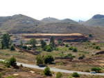 Grupo Mineralógico de Alicante. Cabezo de San Juan. minas Rómulo y Pajaritos.
 La Unión. Murcia  