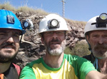 Grupo Mineralógico de Alicante. Cabezo de San Juan. minas Rómulo y Pajaritos.
 La Unión. Murcia   