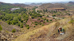 Grupo Mineralógico de Alicante. Cabezo de San Juan. minas Rómulo y Pajaritos.
 La Unión. Murcia  