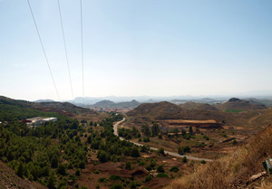 Grupo Mineralógico de Alicante. Cabezo de San Juan. minas Rómulo y Pajaritos.
 La Unión. Murcia   