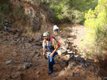 Grupo Mineralógico de Alicante. Explotación de Ofitas en la Sierra de Olta. Calpe. Alicante   