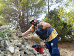 Grupo Mineralógico de Alicante. Explotación de Ofitas en la Sierra de Olta. Calpe. Alicante   