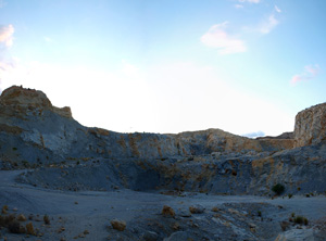 Grupo Mineralógico de Alicante. Explotación de áridos Casablanca. San Vicente del Raspeig  