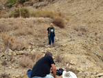 Grupo Mineralógico de Alicante. Calcedonia. Cabezo Negro. Zeneta. Murcia 