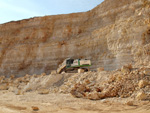 Grupo Mineralógico de Alicante. Gravera del Barraquero, Hoya Redonda, Enguera. Comarca Canal de Navarrés, València  