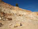 Grupo Mineralógico de Alicante. Gravera del Barraquero, Hoya Redonda, Enguera. Comarca Canal de Navarrés, València  