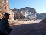 Grupo Mineralógico de Alicante. Explotación de yeso Las Viudas I. La Alcoraia. Alicante  